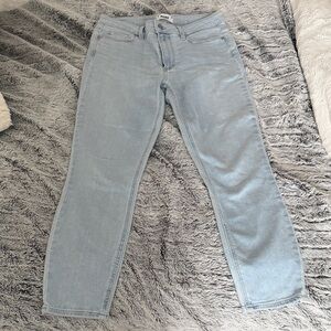 Paige Pale Blue Straight-Leg Women's Jeans